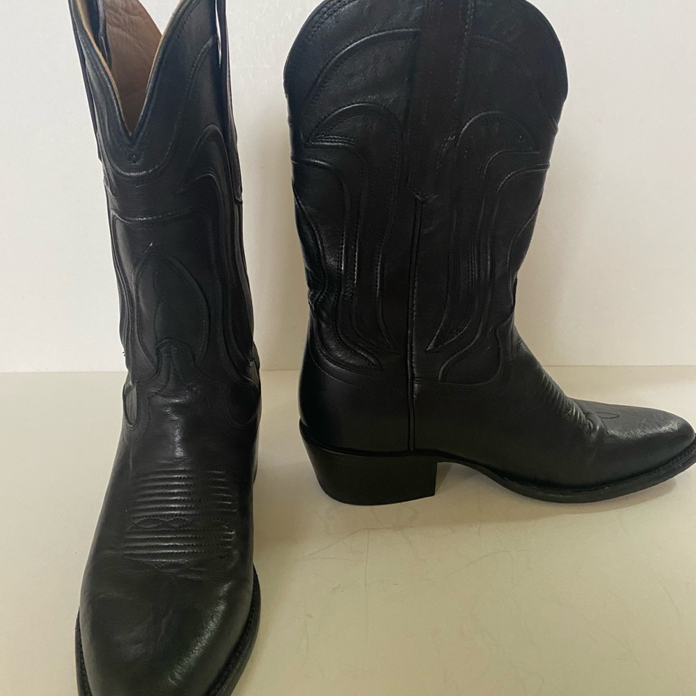 Tecovas the Jamie Midnight Black Western Boots Women’s size 7